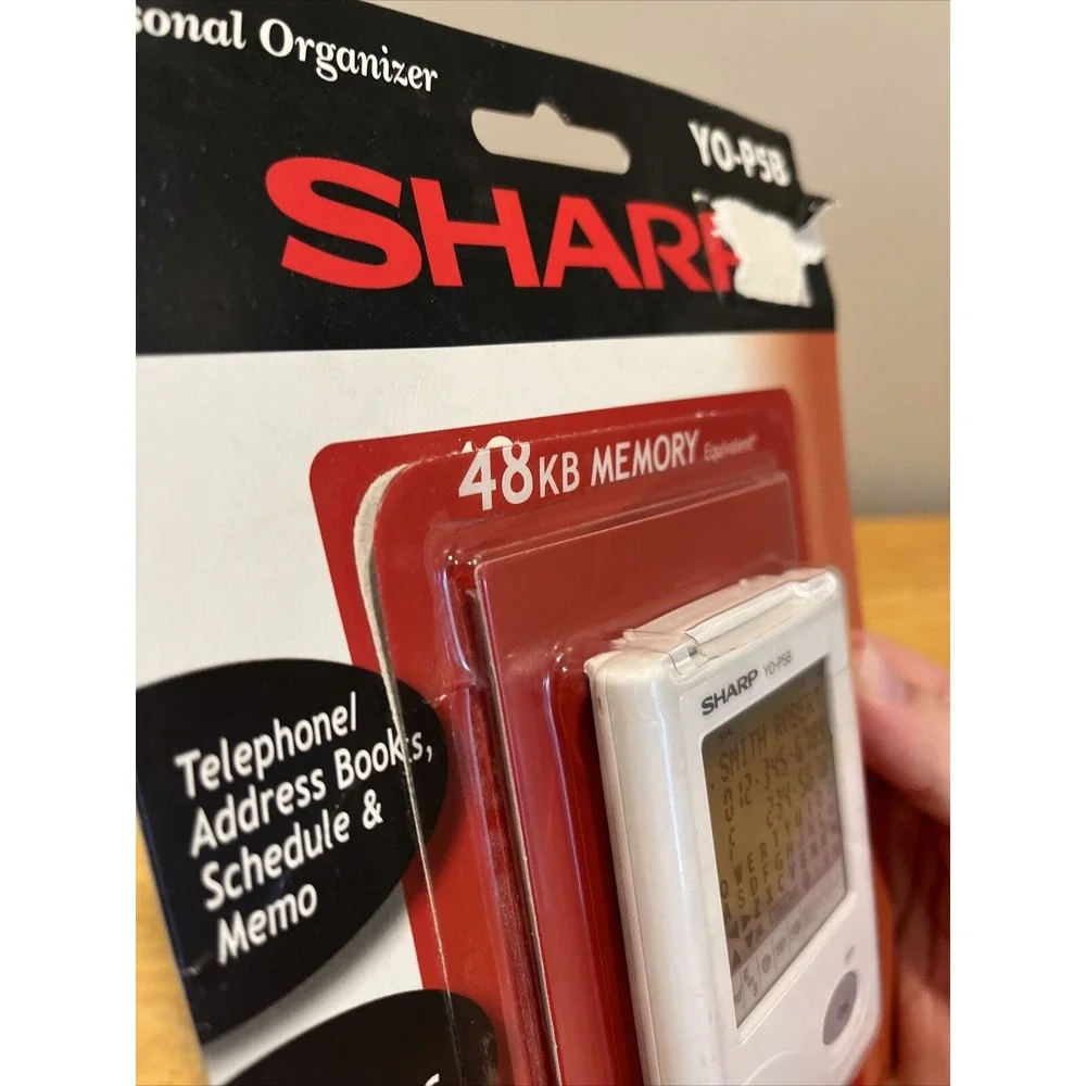 Sharp YO-P5B Personal‎ Organizer 48kb Memory 3-Line Touch Screen Display